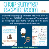 Choir Escape Room - Summer Edition Game